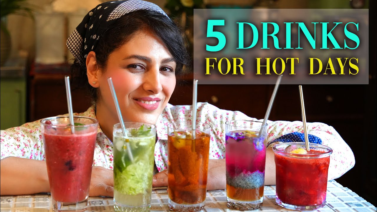 5 Cold Drinks for Hot Days at Home🍸🔥🍹A Country Woman’s Summer Life | Slow Simple Village Life