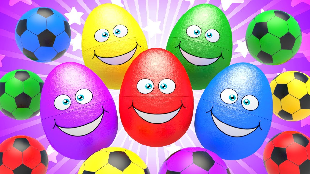5 Color Eggs Song | Old Macdonald had a Farm Nursery Rhymes Playground Color Song Baby & Kids Songs