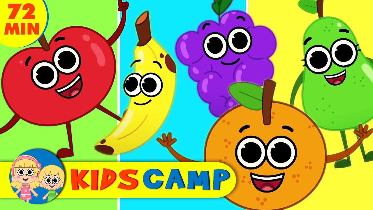 5 Cute Fruits + More Nursery Rhymes For Children by Kidscamp