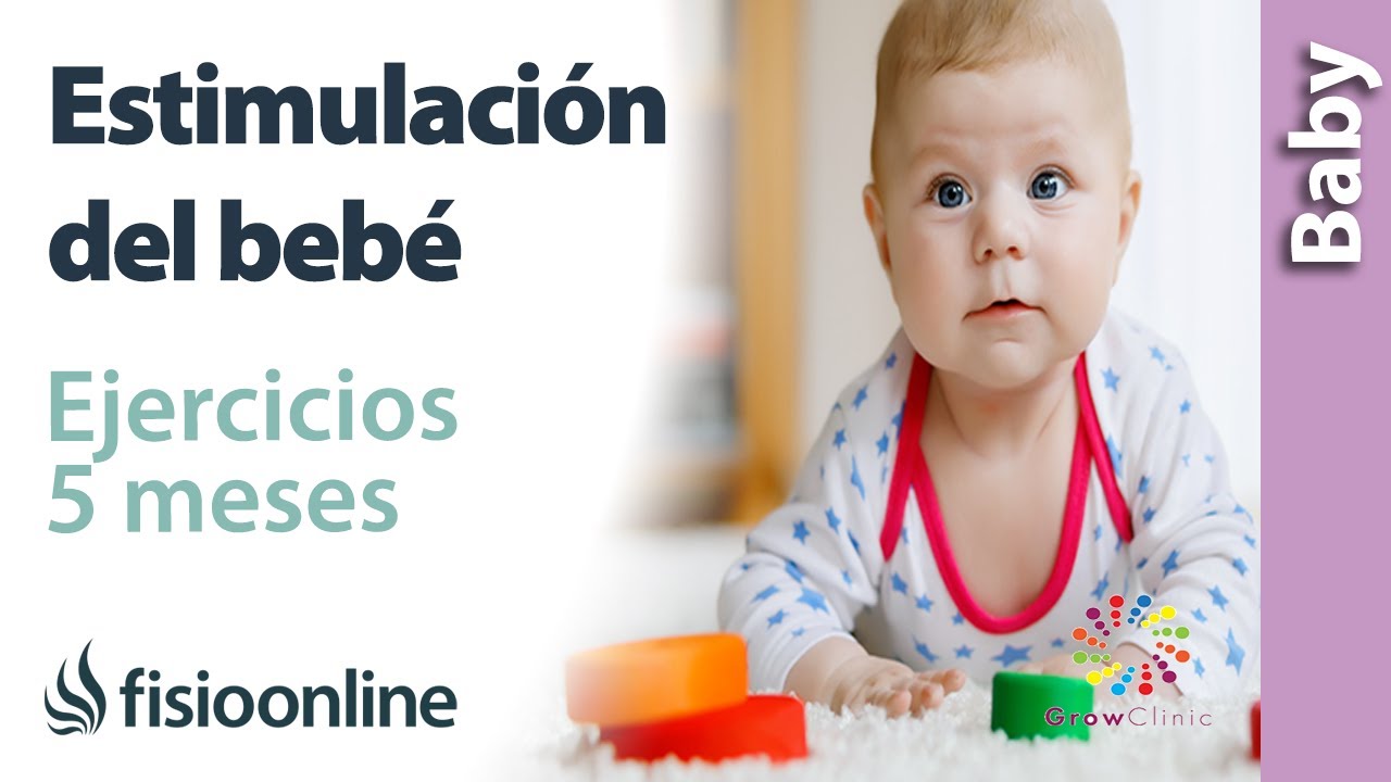 5 ejercicios para ESTIMULAR a mi BEBÉ de 5 MESES