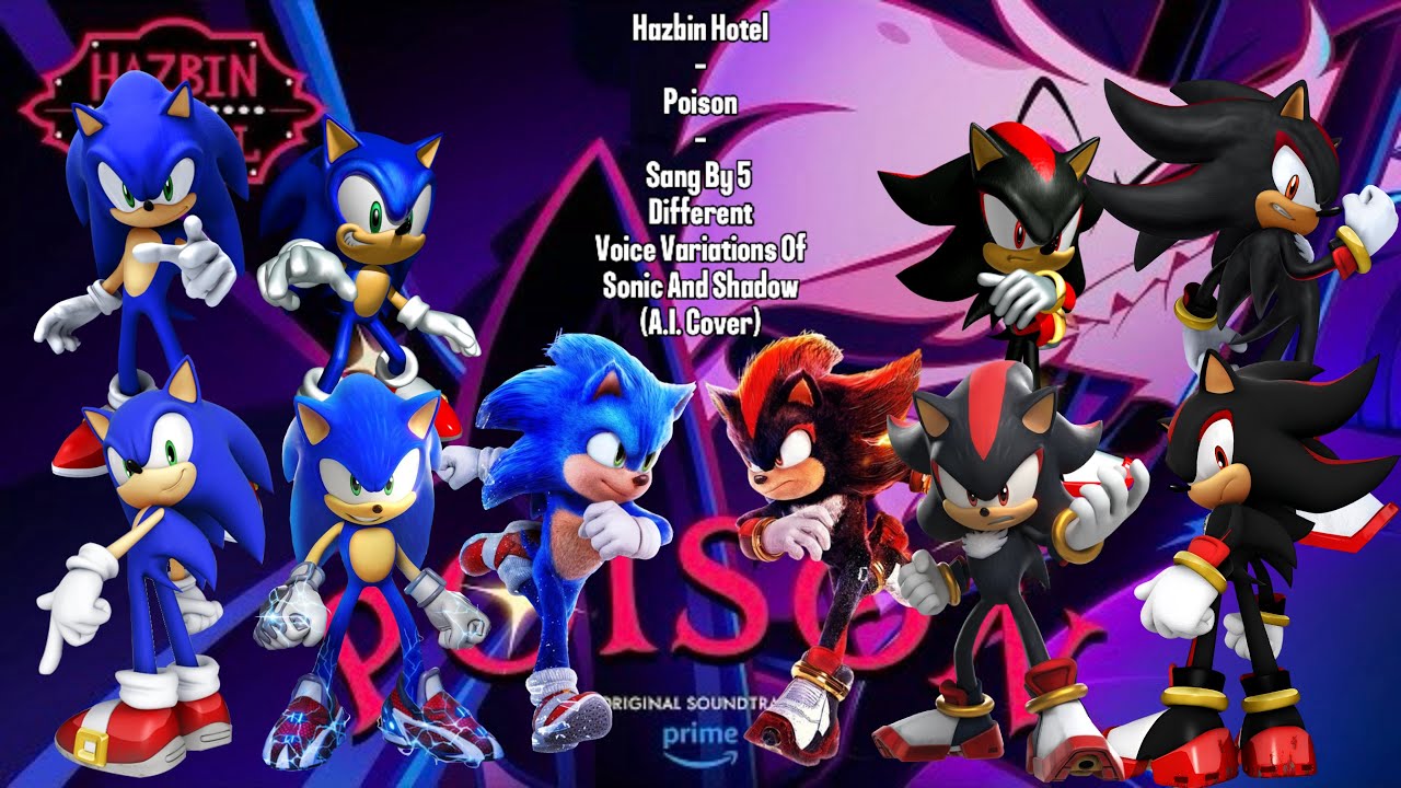5 Eras Of Sonic And Shadow Sing Poison (A.I. Cover)
