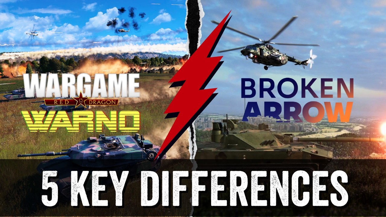 5 Key Differences Between Wargame/WARNO And Broken Arrow