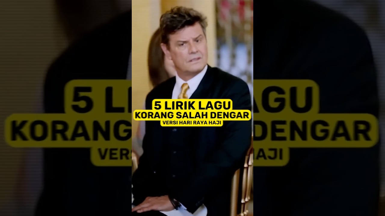 5 lirik lagu korang SALAH DENGAR 😱