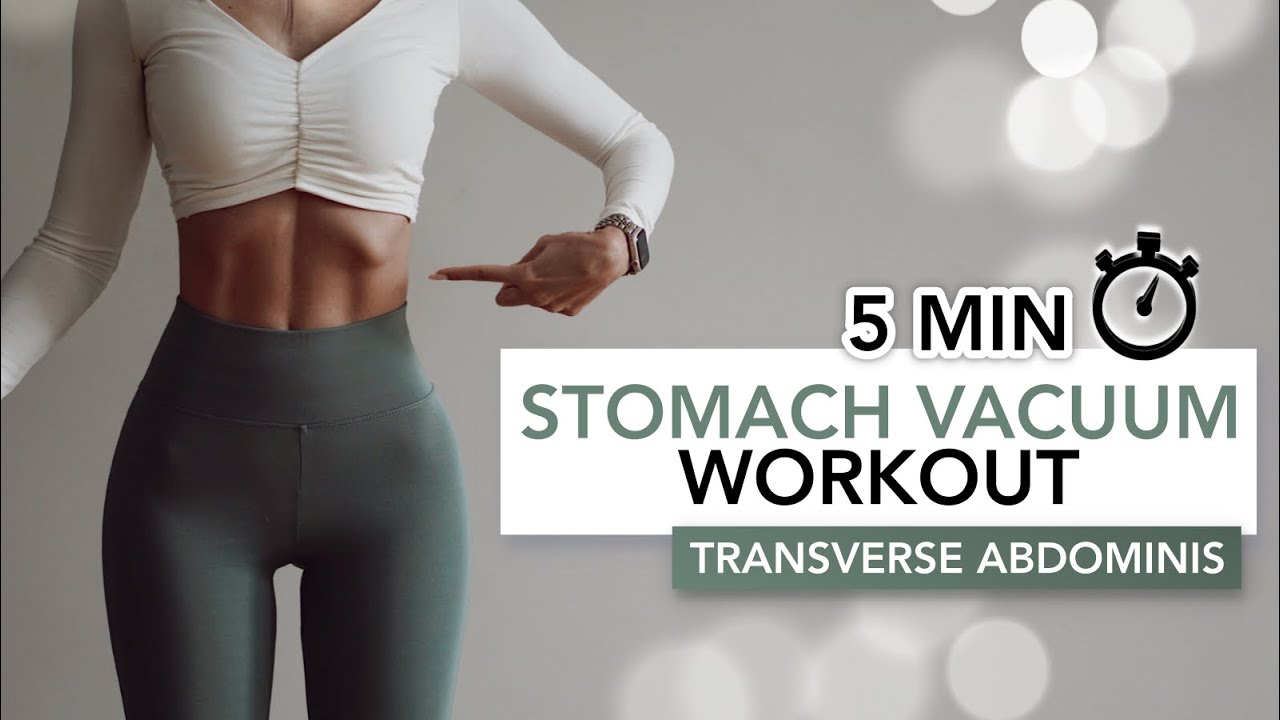 5 MIN STOMACH VACUUM WORKOUT | Train Your Transverse Abdominis For A Tight Belly | Eylem Abaci
