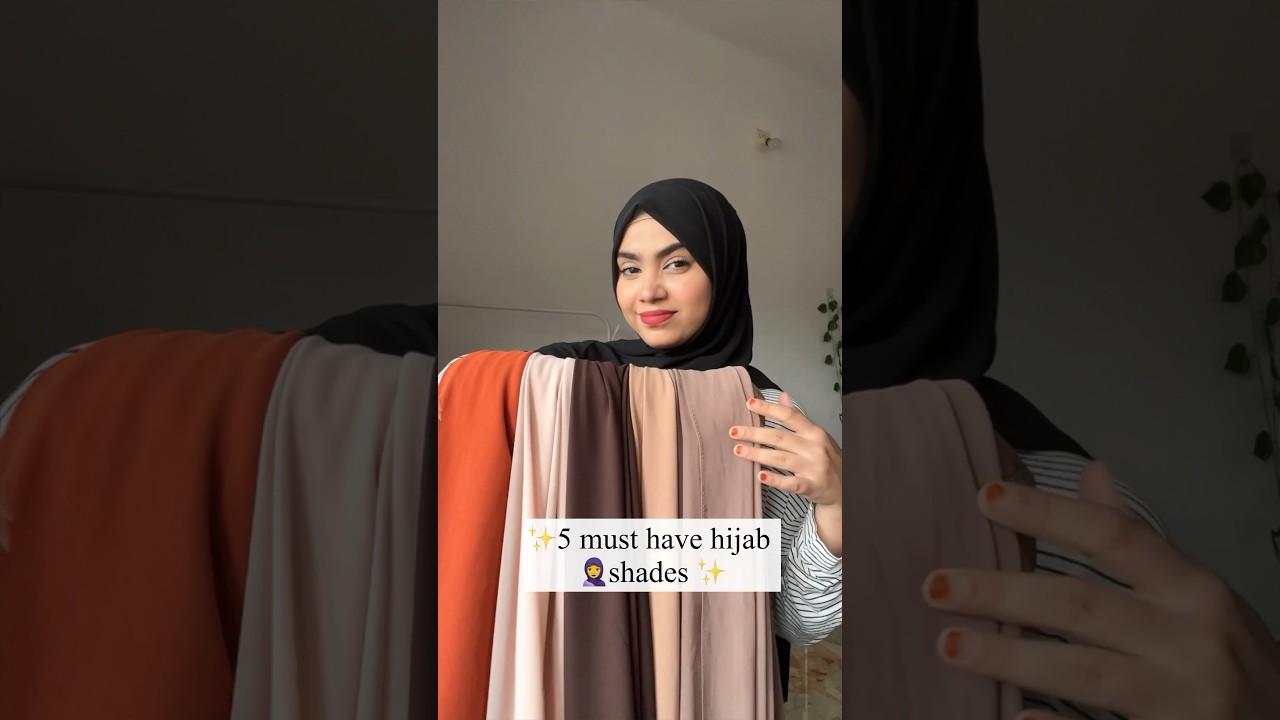 5 must have hijab shades !! Nude hijab shades watch full video on my channel for links 🖇️💌