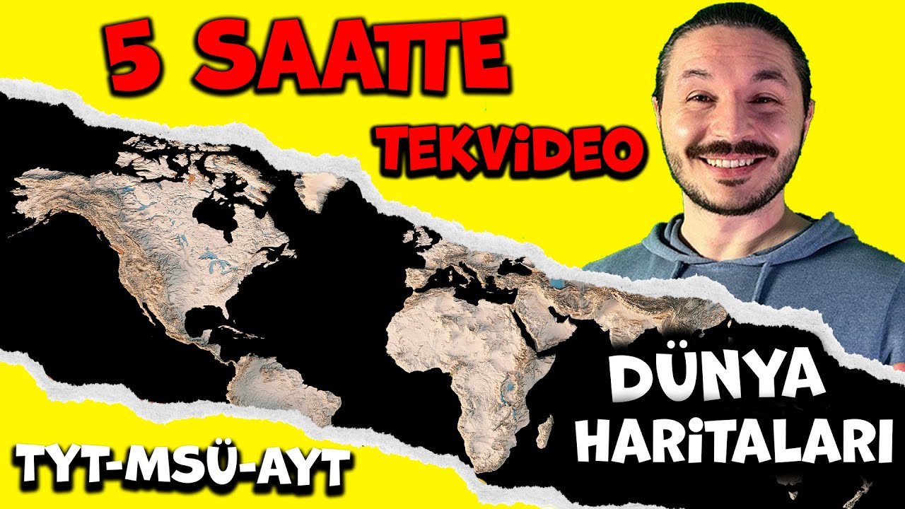 5 SAATTE TAMAMI- DÜNYA HARİTA BİLGİSİ ÇALIŞMALARI ( Hafıza teknikleriyle 2023 ) #coğrafya #tyt #msü