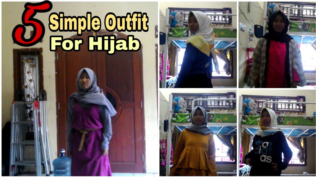 5 SIMPLE OUTFIT FOR HIJAB BUT LOOKING GOOD!