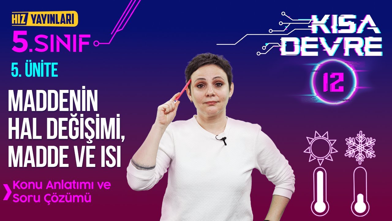 5. Sınıf Fen Bilimleri - Maddenin Hal Değişimi, Madde ve Isı - (2024 - 2025)