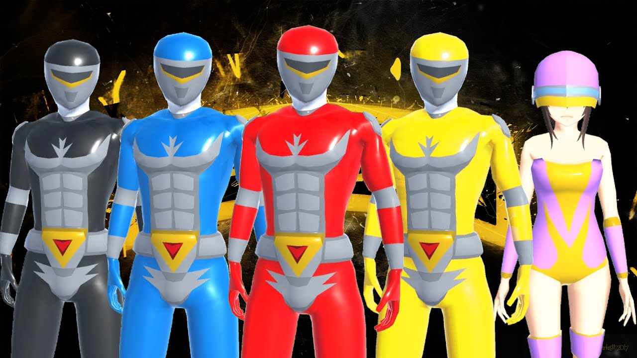 5 Super Rangers || SAKURA School Simulator