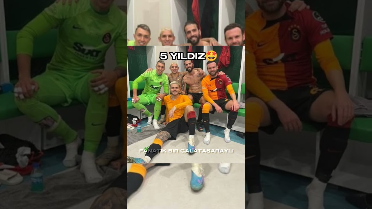 5 Yıldız🤩 #keşfet #galatasaray #icardi #muslera #torreira #oliveira #mata