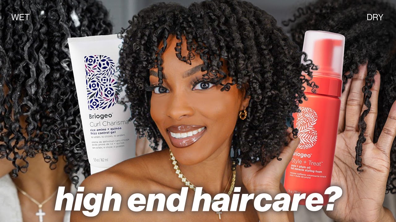 $50 Wash n Go?! Briogeo Styling Foam + Gel on Type 4 Hair