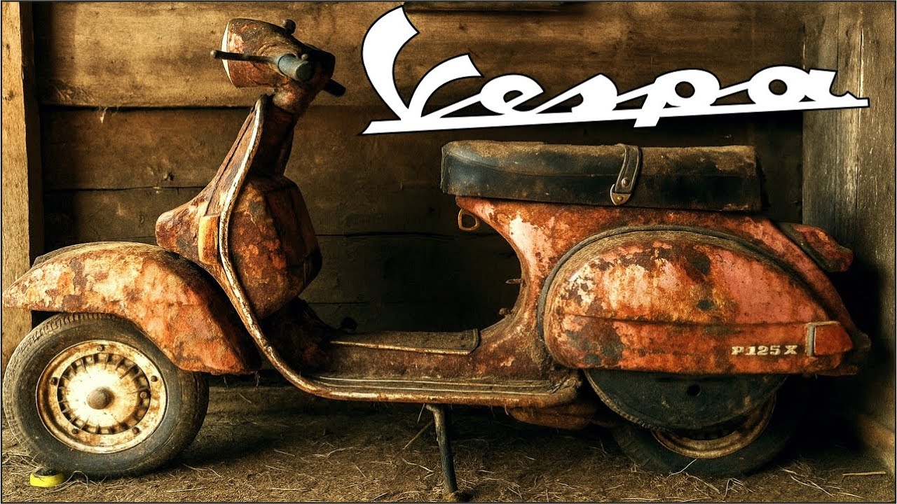 50 Year Old Rusty Vespa - Full Restoration - Part 3