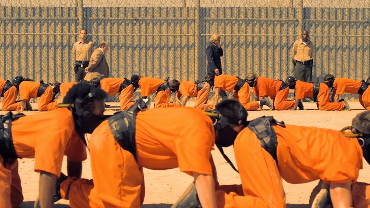500 prisoners made into a human centipede#film  #movie