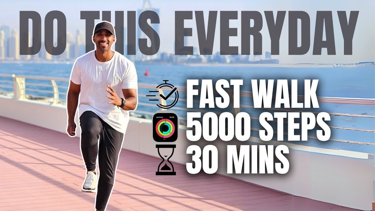 5000 Steps Speed Walk at Home in 30 minutes| Fat Burn Walk