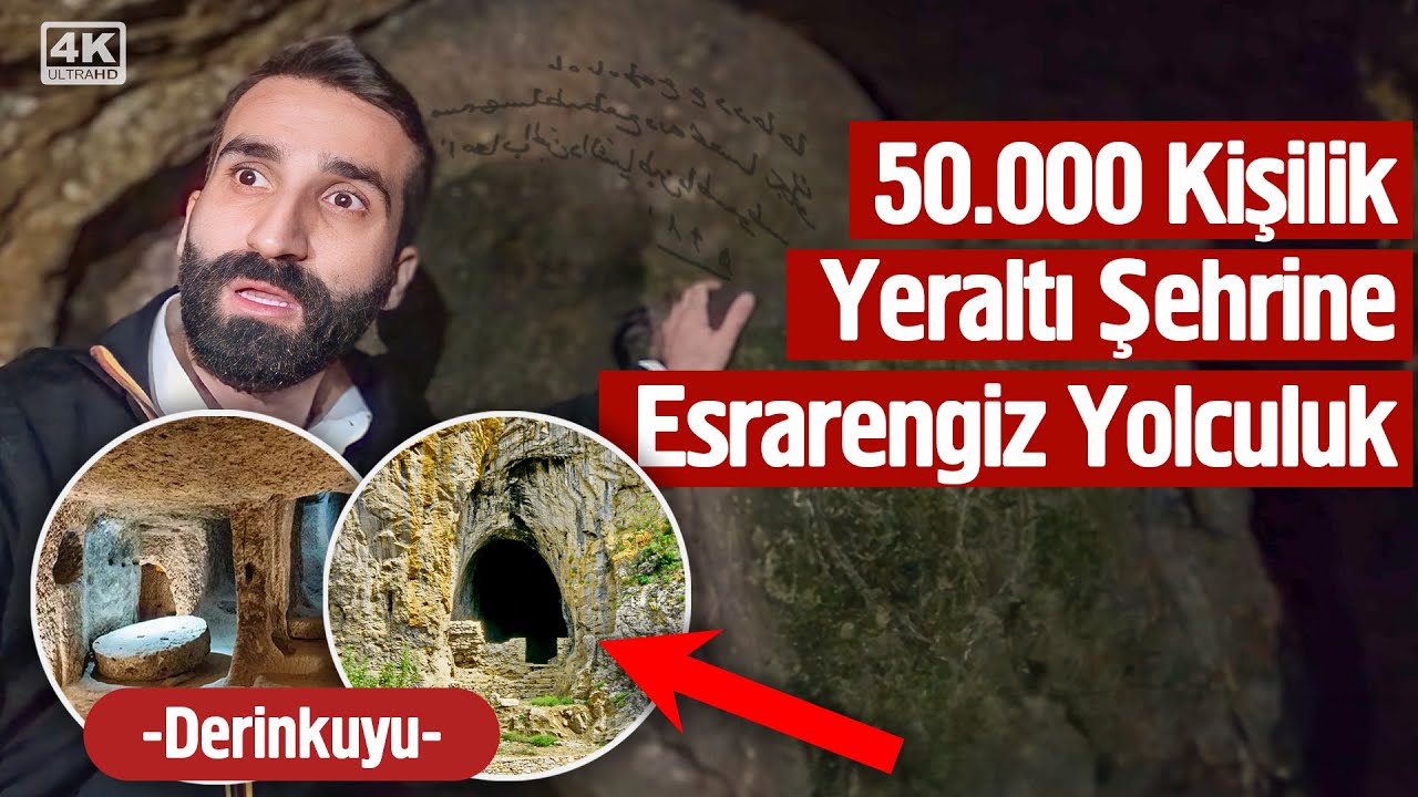 50.000 Kişilik Yeraltı Şehrine Esrarengiz Yolculuk -Soluksuz İzleyeceksiniz- Derinkuyu| Fatih Atmaca