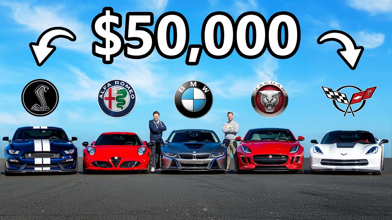 $50,000 Used Question // GT350 vs Alfa 4C vs BMW i8 vs F Type R vs Corvette Z51