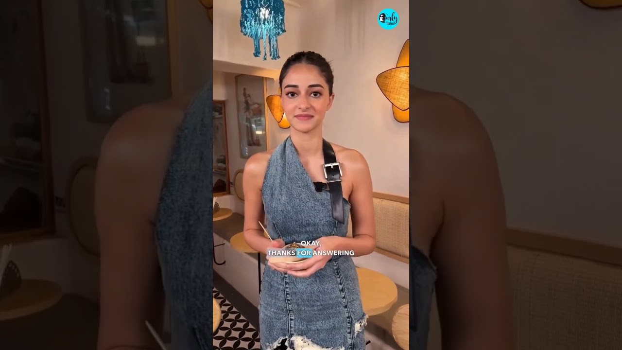 59 Seconds With Ananya Panday | Curly Tales #shorts