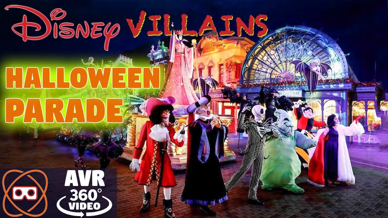 [5k 360] Hong Kong Disneyland Villains Halloween Parade 2018