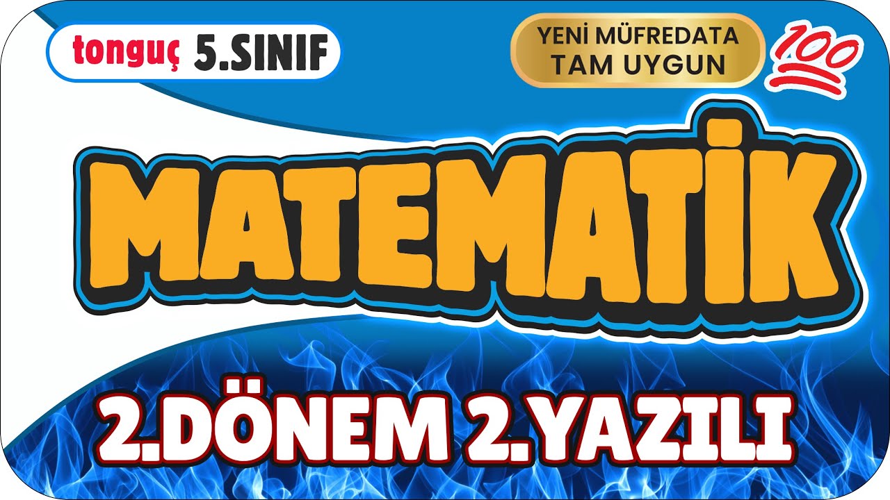 5.Sınıf Matematik 2.Dönem 2.Yazılıya Hazırlık 📑 #2025