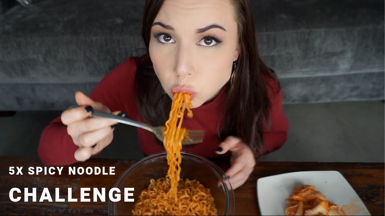 5X SPICY NOODLE CHALLENGE(i fail miserably)