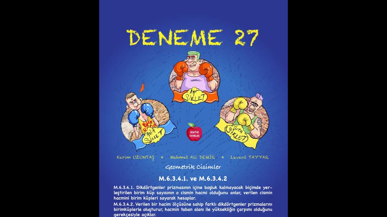 6 . SINIF MATEMATİK NEWTON KONDİSYON DENEME 27 |1|