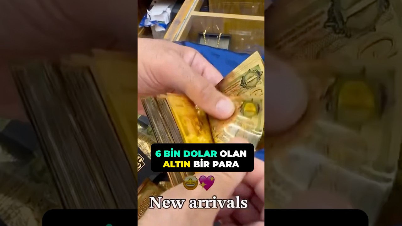 6 BİN DOLARLIK ALTIN PARA! 💰😱