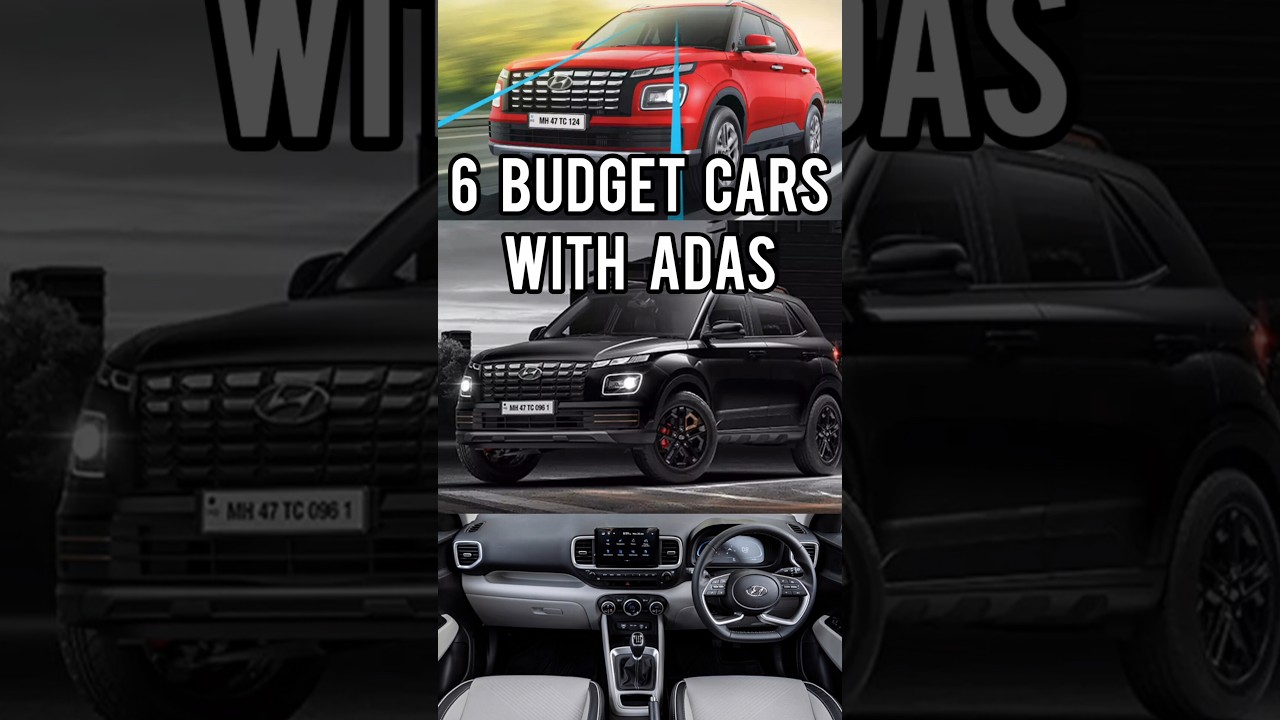 6 budget cars with ADAS|| top 6 cars with ADAS #viral #trending #shorts #ytshorts #popular #video
