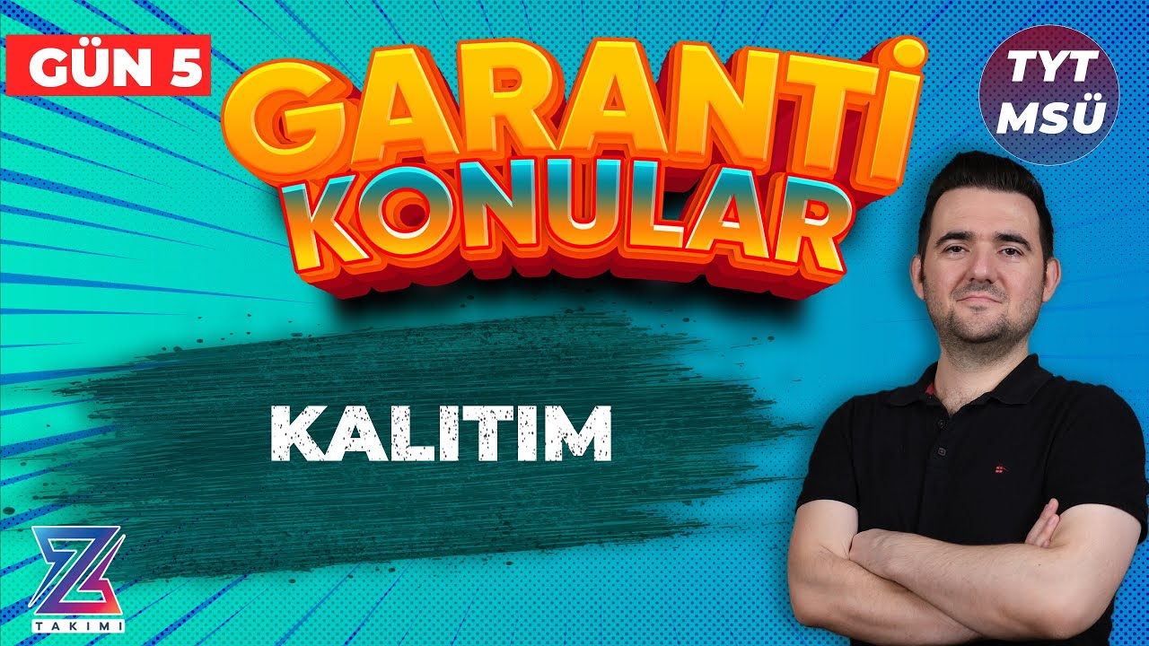 6 GÜNDE TYT-MSÜ FKB GARANTİ KONULAR KAMPI | BİYOLOJİ | 5. GÜN