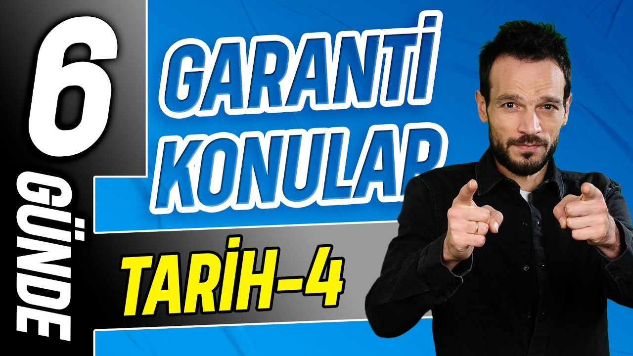 6 Günde TYT-MSÜ Tarih 2025 📕GARANTİ KONULAR KAMPI - 4 📕 Uluslararası İlişkilerde Denge Stratejisi