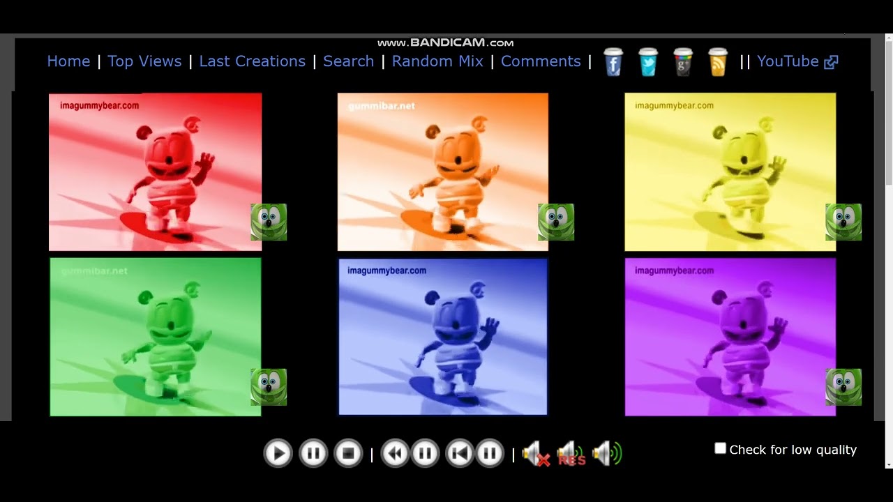 6 gummy bear colors