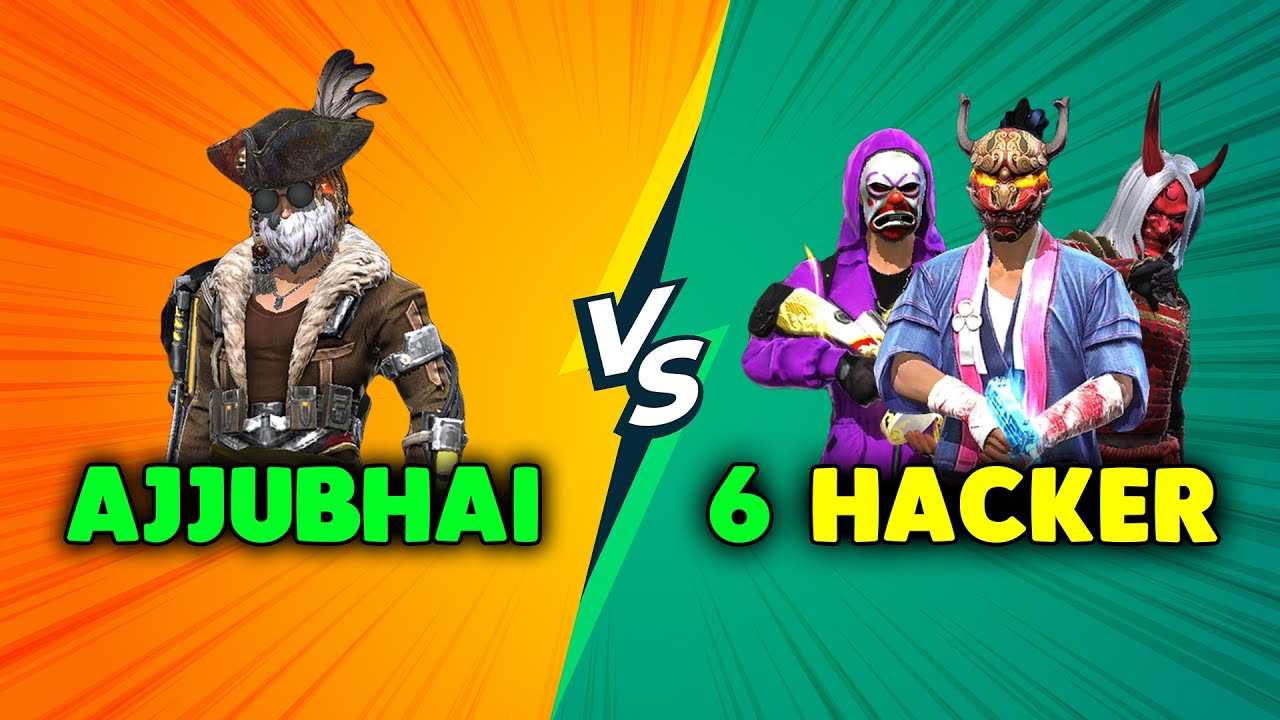6 Hacker Pro Player vs Ajjubhai Best Clash Squad Gameplay - Garena Free Fire - Total Gaming.