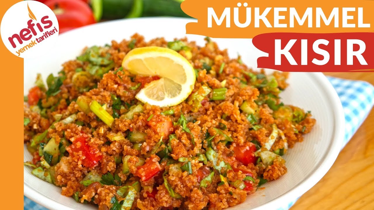 6 KİŞİLİK MUKEMMEL KISIR TARİFİ - Yedikçe yiyeceksiniz!