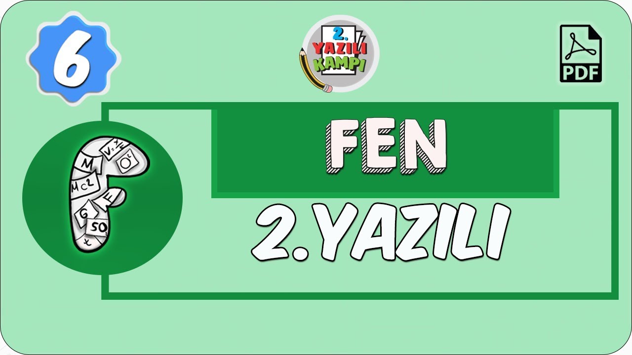 6. Sınıf Fen | 1. Dönem 2. Yazılıya Hazırlık