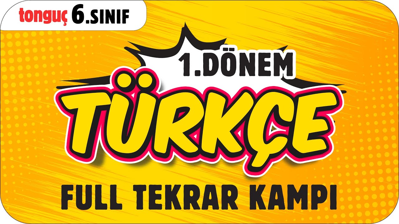 6. Sınıf Türkçe 1. Dönem Full Tekrar ♻ #2025