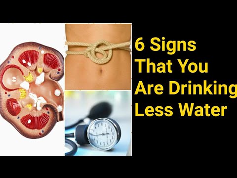 6 Warning Signs That You Are Drinking Less Water