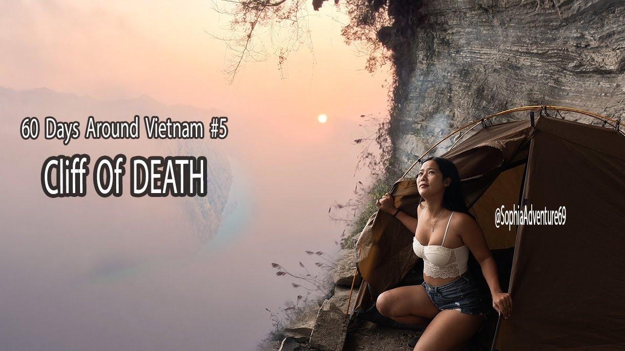 60 days around Vietnam #5 camping in WHITE CLIFFS with super beautiful view - Sophia Adventures
