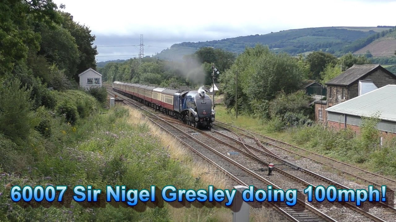 60007 Sir Nigel Gresley doing 100mph!