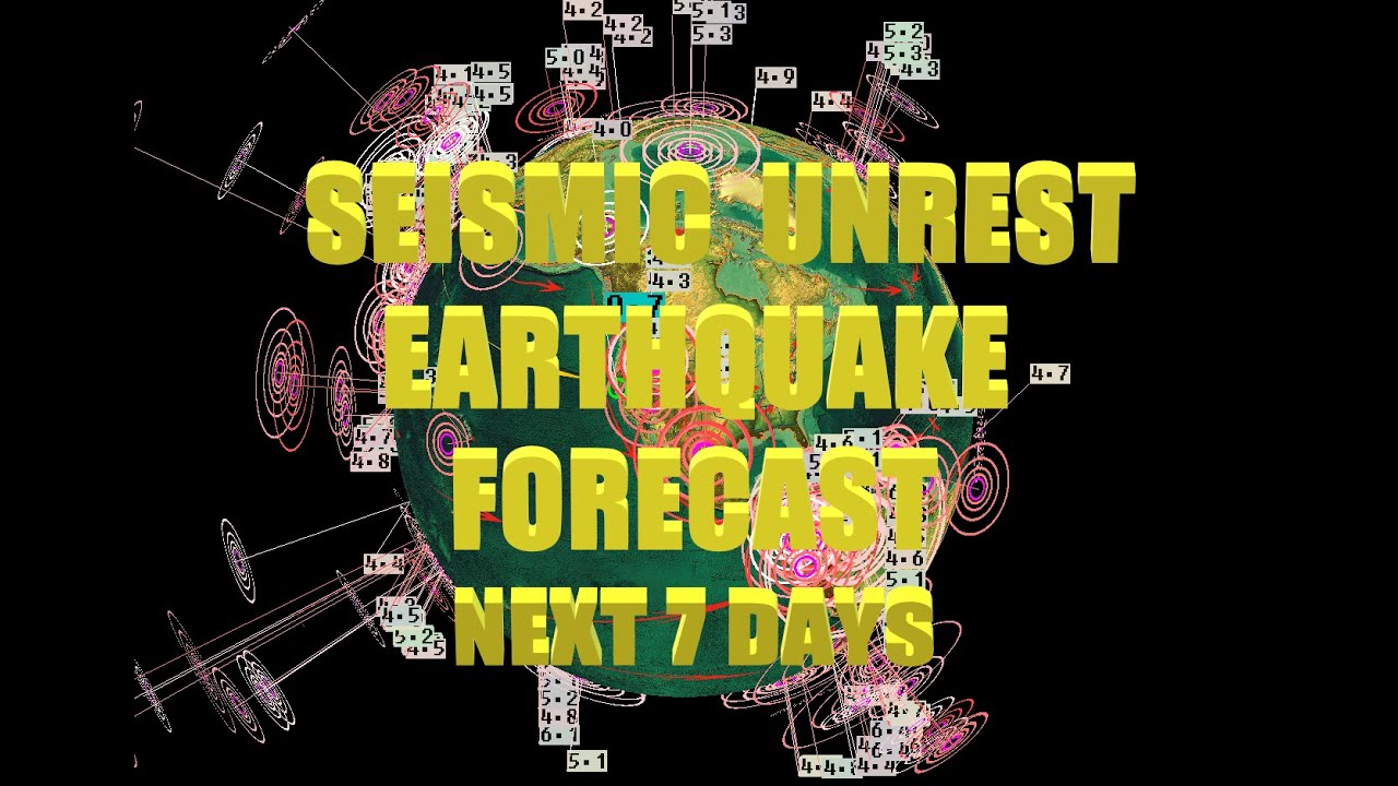 6/09/2025 -- Seismic Activity on the rise -- New Earthquake Forecast for the next 7 days
