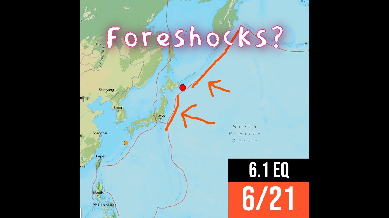 6.1 Earthquake Japan Region. Mega Quake coming? Saturday 6/21/2025