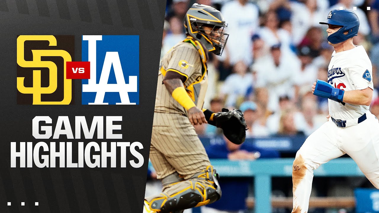 パドレス対ドジャース戦ハイライト（6/17/25）| MLBハイライト