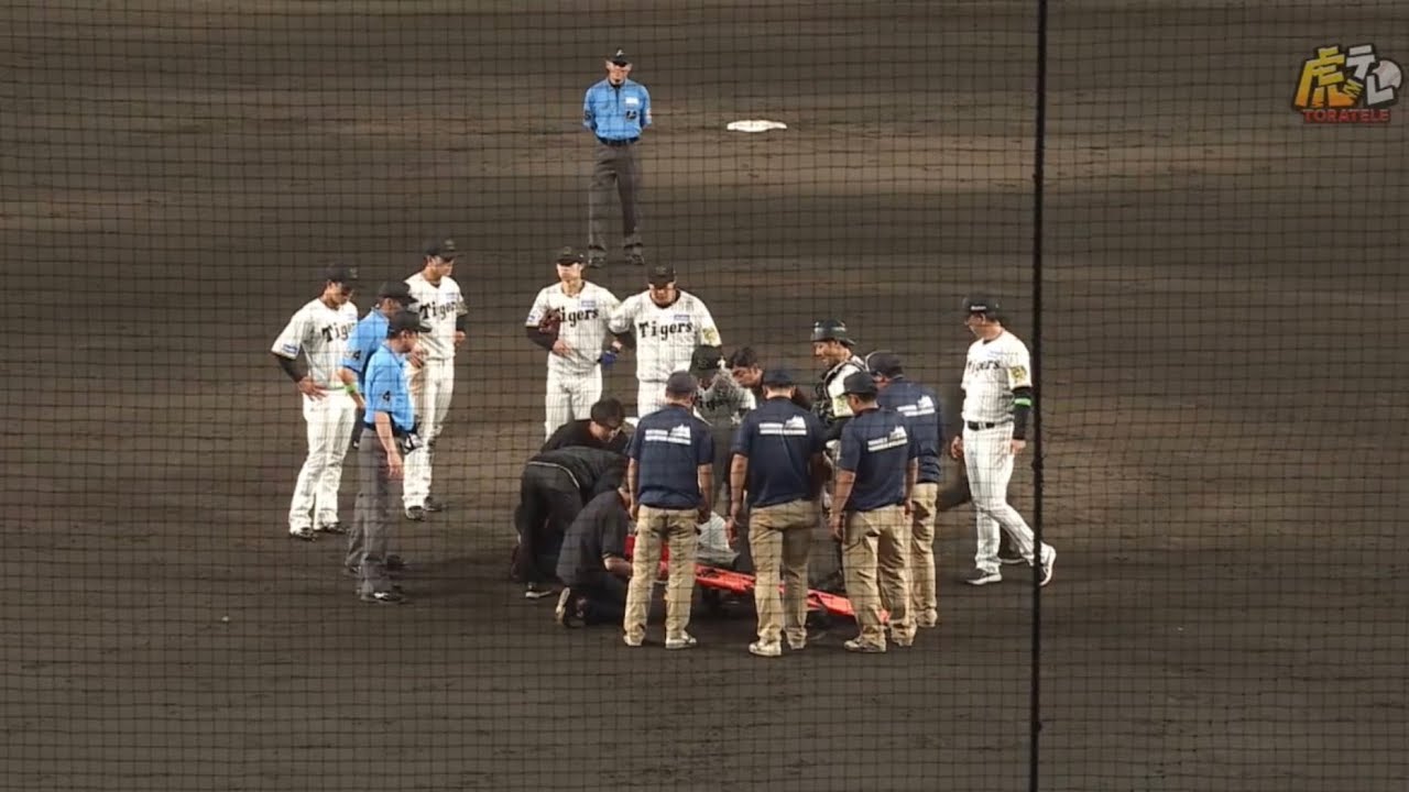 6/6 阪神vsオリックス 【阪神石井大智投手の頭部に打球が直撃】　阪神にとってかなり痛い離脱…