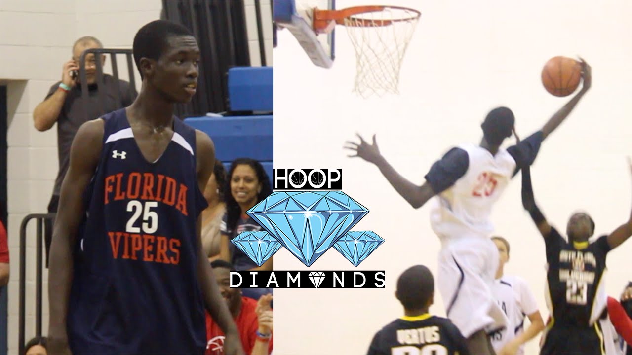 6'9 7th Grader Ebenezer Dowuane DOMINATES At D3 Elite MLK Showcase!! | Class of 2020 Prospect