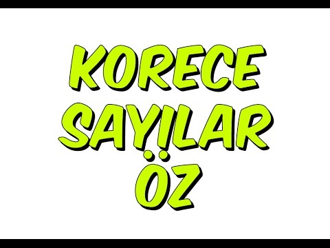 6dk'da KORECE SAYILAR ÖZ
