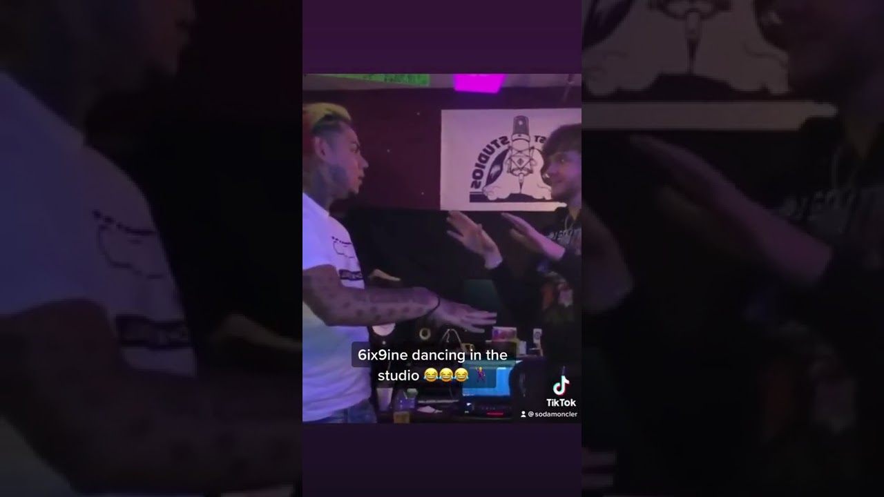 #6ix9ine dancing in the studio