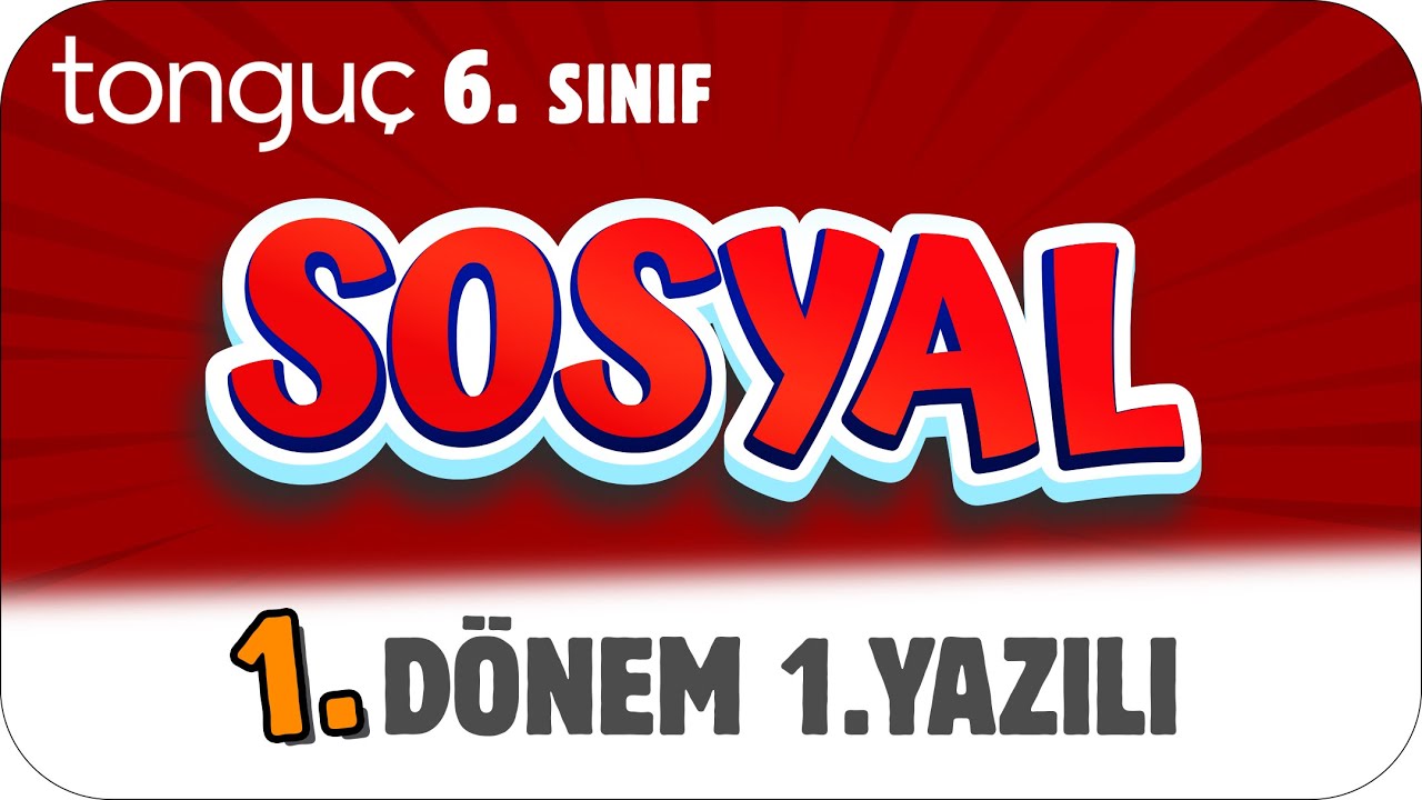 6.Sınıf Sosyal 1.Dönem 1.Yazılıya Hazırlık 📑 #2025