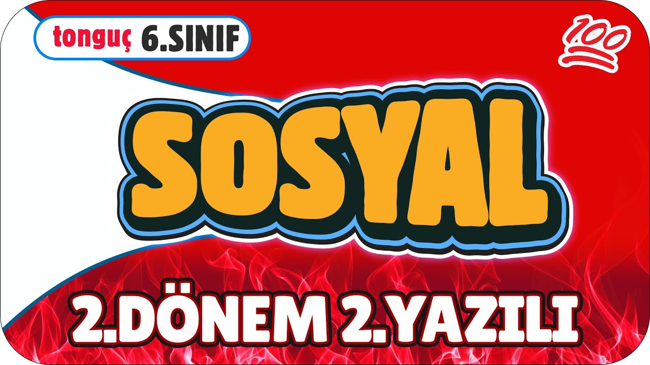 6.Sınıf Sosyal 2.Dönem 2.Yazılıya Hazırlık 📑 #2025