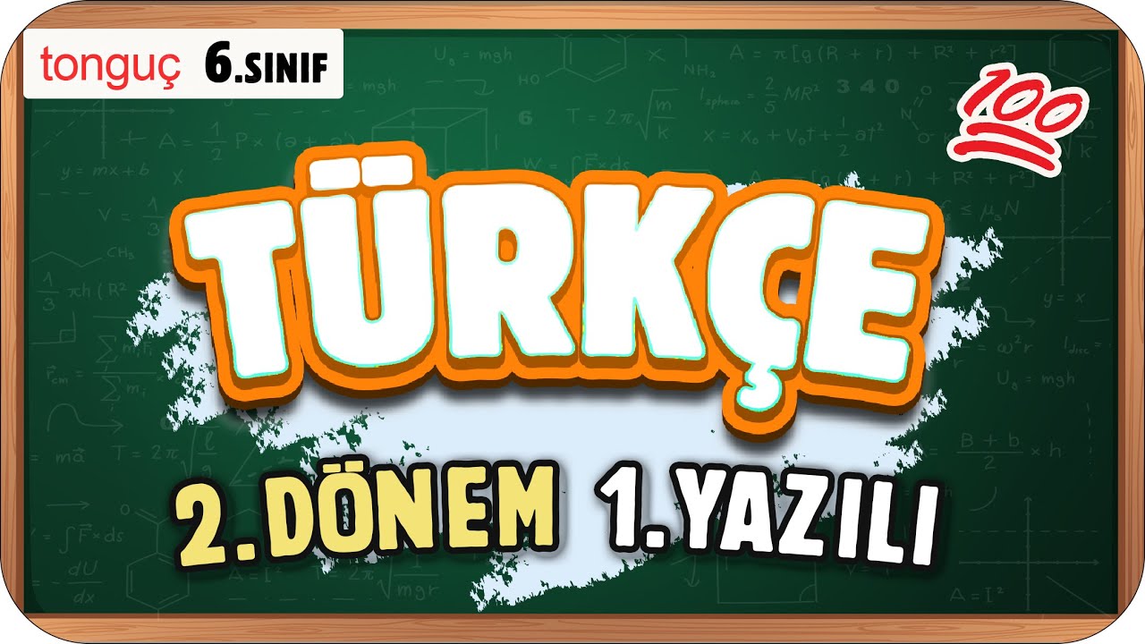6.Sınıf Türkçe 2.Dönem 1.Yazılıya Hazırlık 📑 #2025