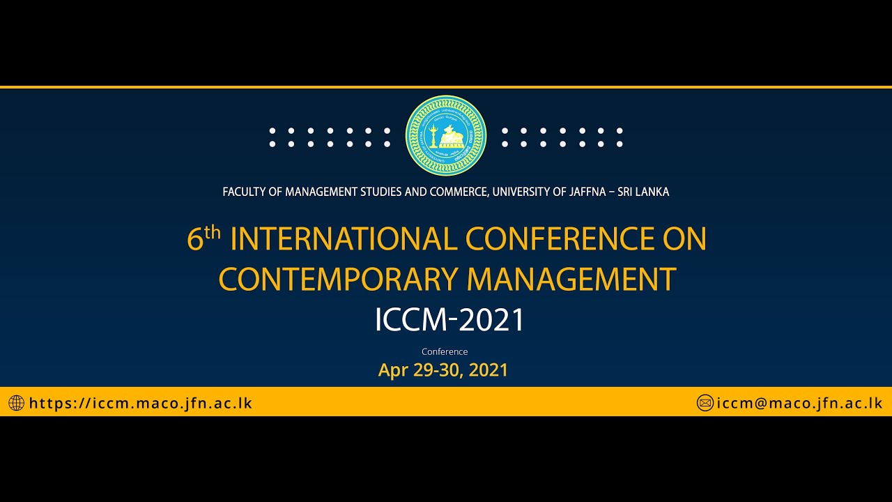 6th International Conference on Contemporary Management - Keynote Speaker - Prof. I. M. Pandey