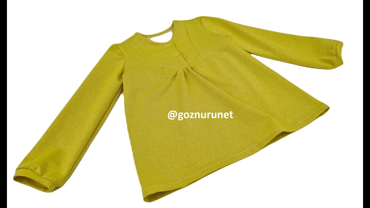 7 Years Old Robe Tunic Cutting And Sewing