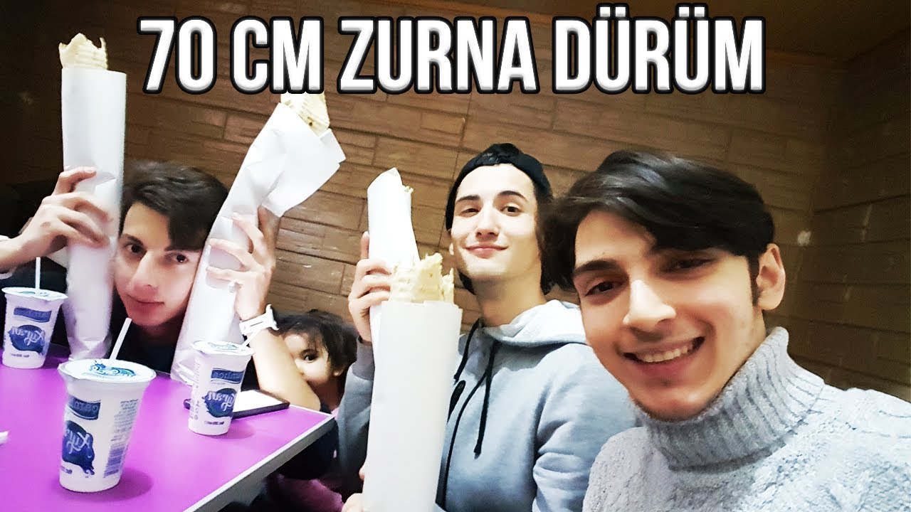 70 CM ZURNA DÜRÜM YEDİK !